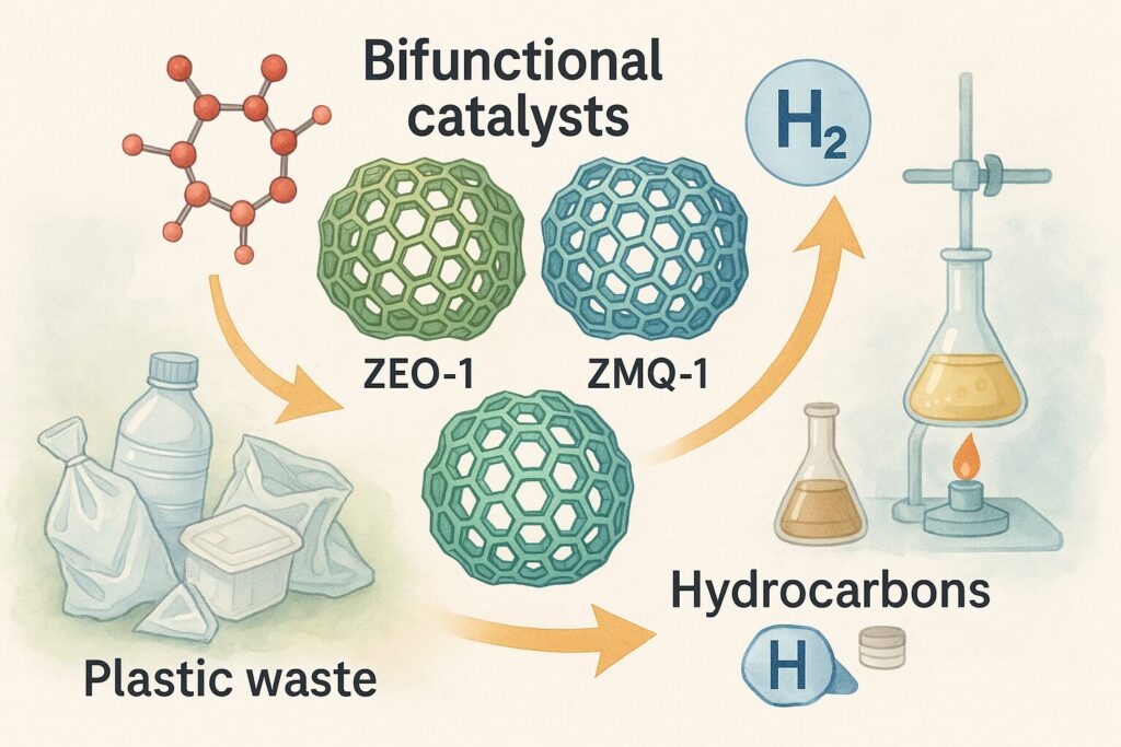développement des catalyseurs zéolithiques à extra-large pores pour la valorisation des déchets plastiques